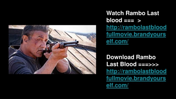 [HD-Movie] Download Rambo Last Blood Full Movie | 2019 | online streaming
