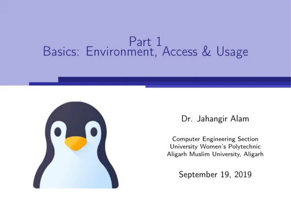 Dr. Jahangir UWP Linux Notes Part 1