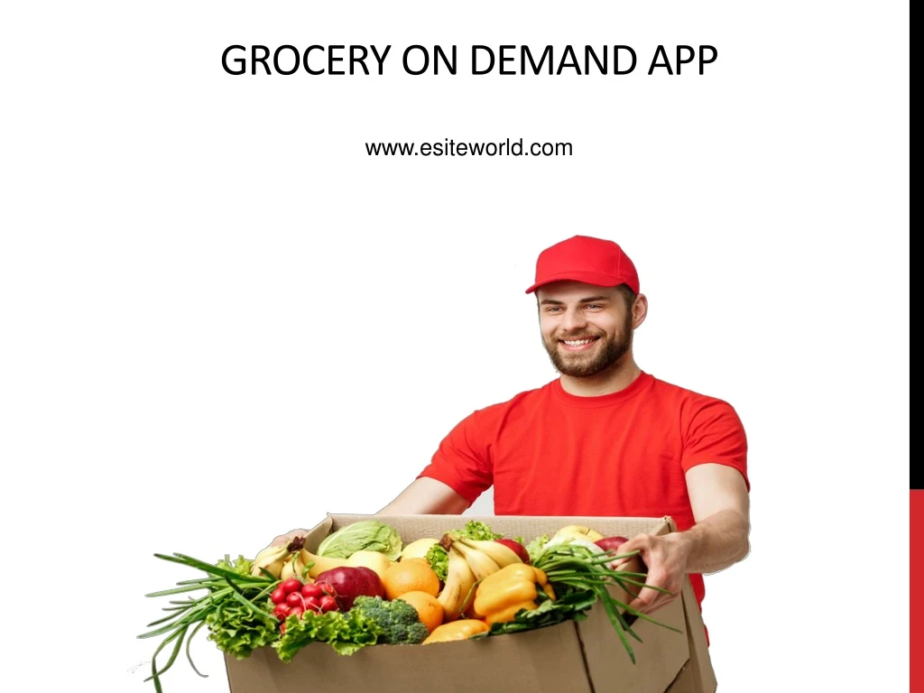 grocery on demand app
