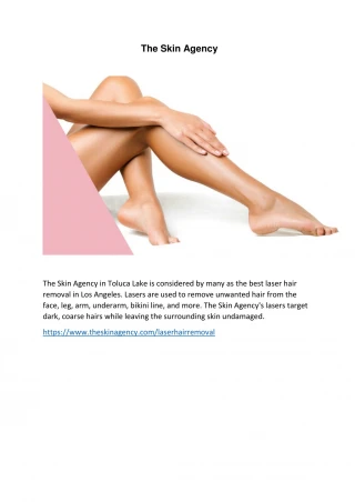 The Skin Agency - slide 1