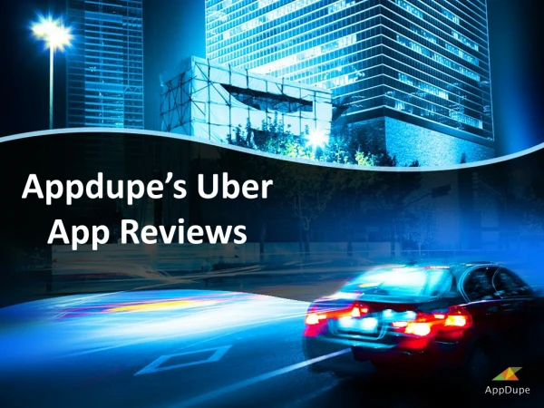 Appdupe's Client Reviews for Uber Clone App