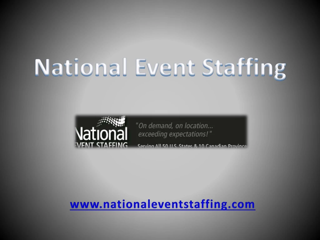 national event staffing