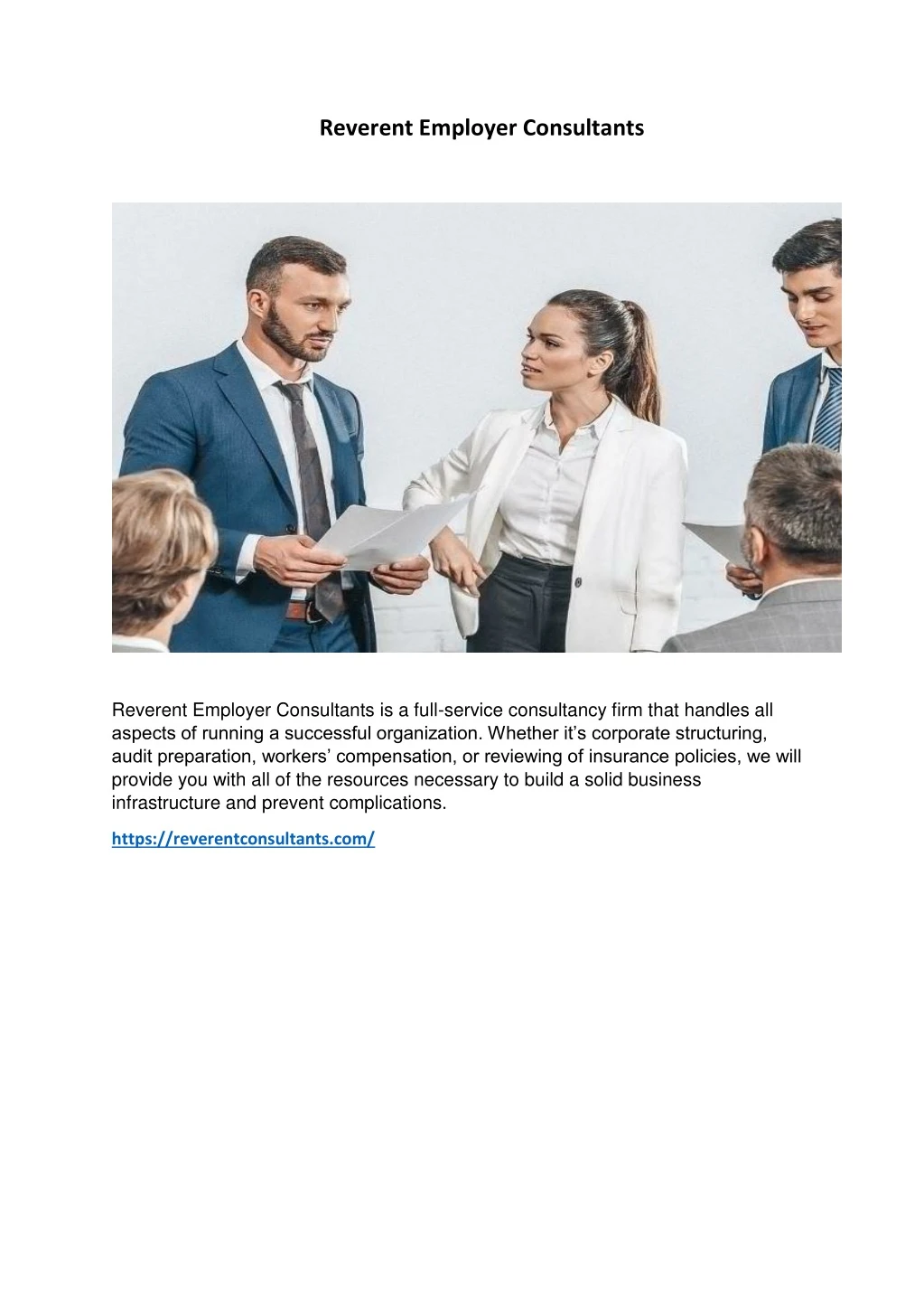 reverent employer consultants