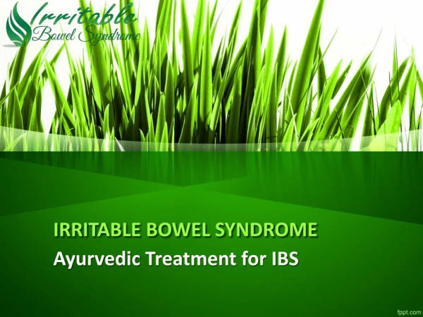 Best IBS treatment in Ayurveda
