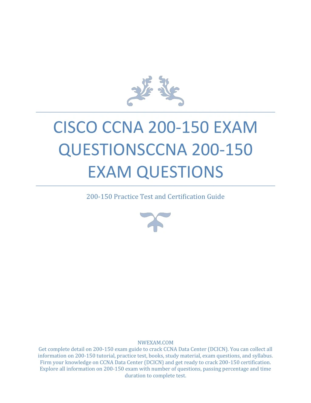 cisco ccna 200 150 exam questionsccna
