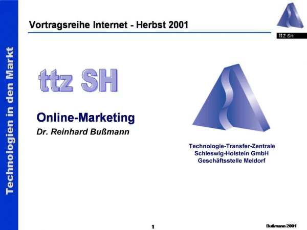 Vortragsreihe Internet - Herbst 2001