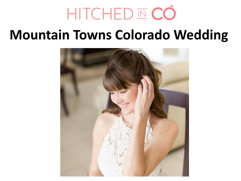 mountain towns colorado wedding