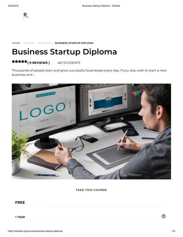 Business Startup Diploma - Edukite