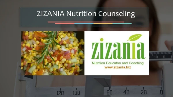 ZIZANIA Nutrition Counseling Presentation