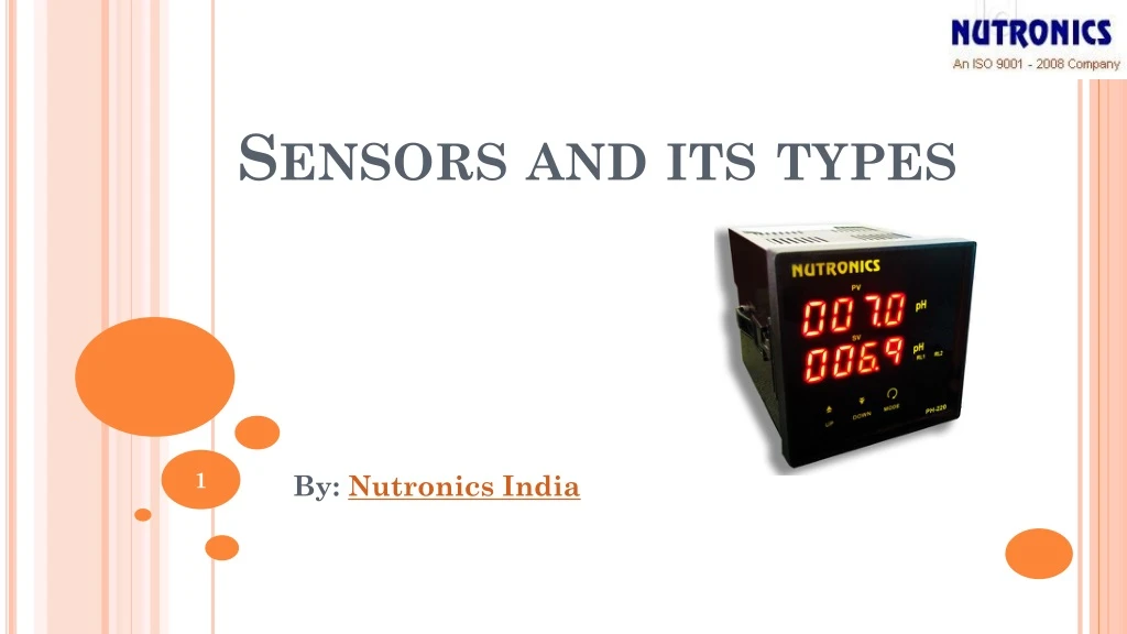 sensors and its types
