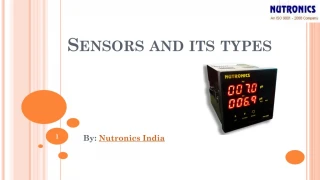 Sensors - slide 1