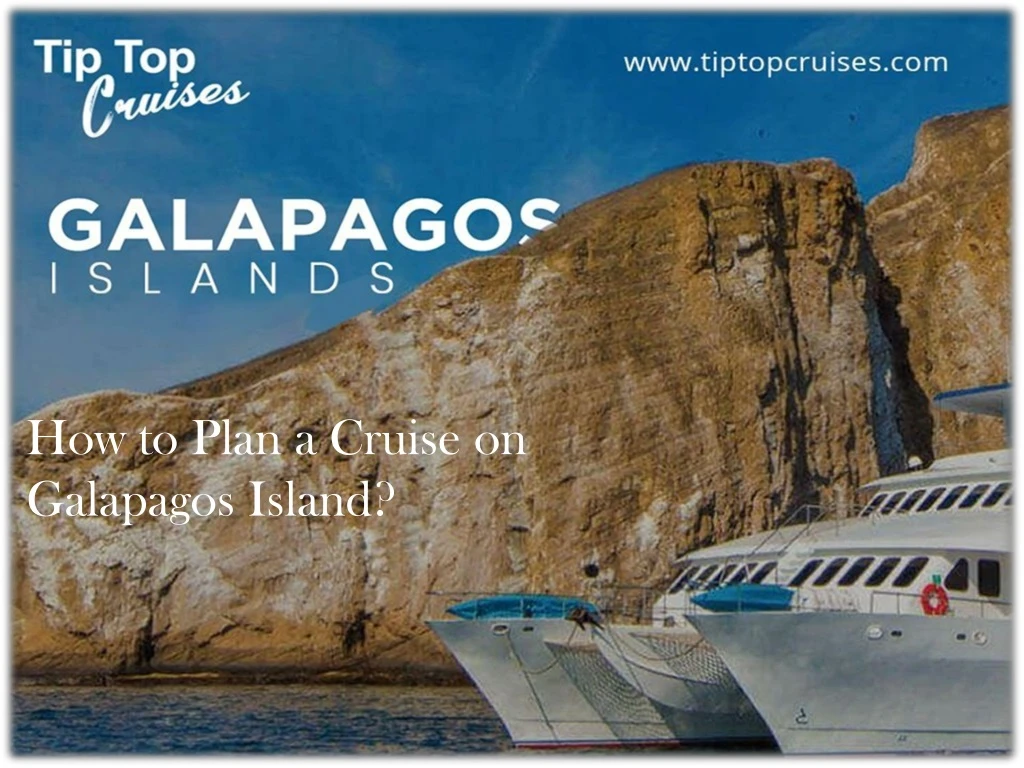how to plan a cruise on galapagos island