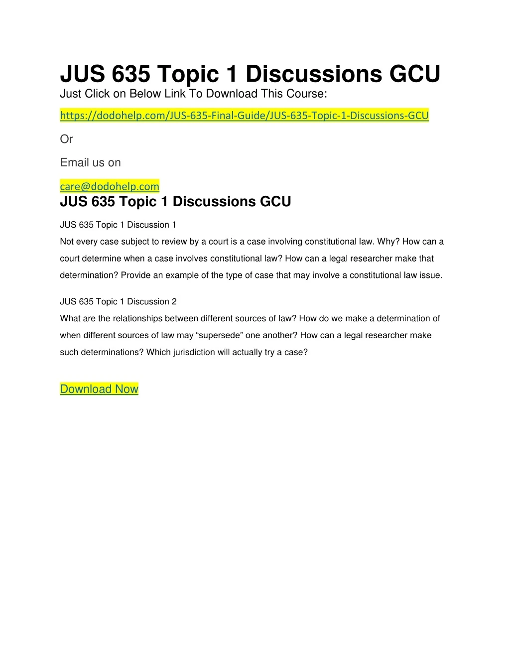 jus 635 topic 1 discussions gcu just click