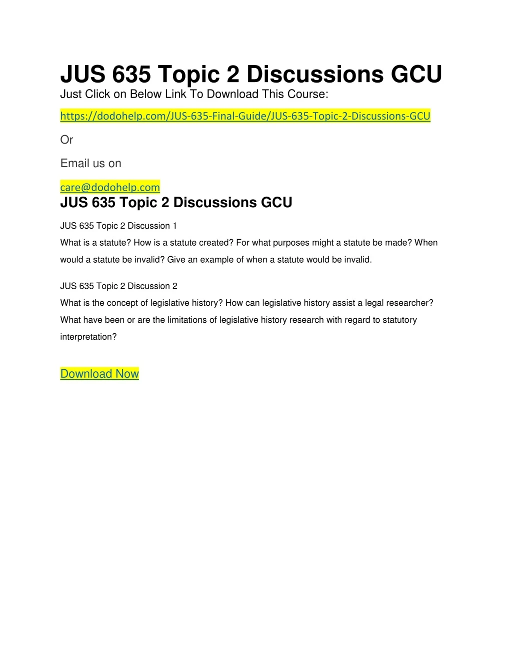 jus 635 topic 2 discussions gcu just click