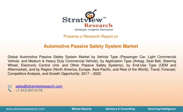 Automotive Passive Safety System Market