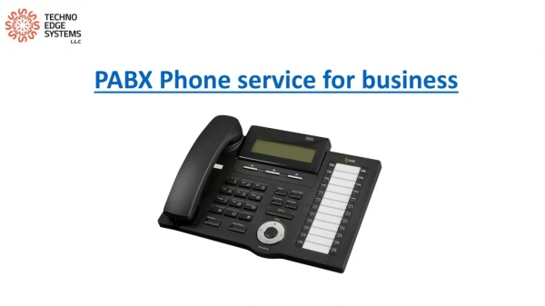 PABX Phone Services for Business | PABX Systems Dubai