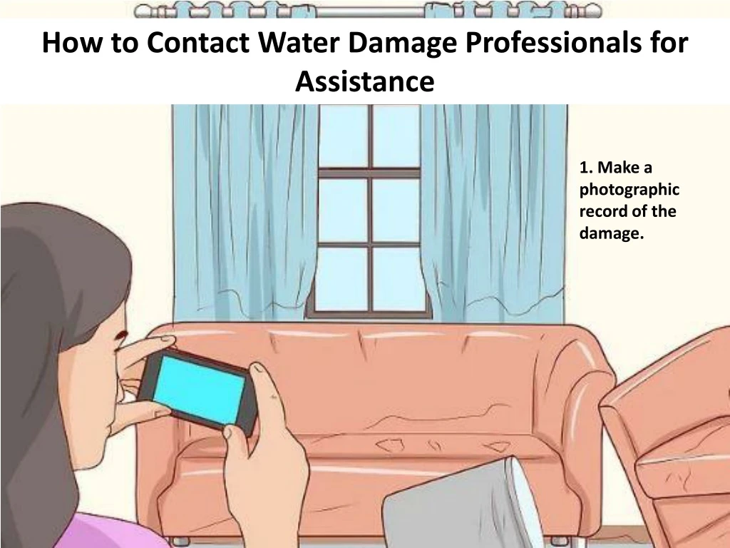 how to contact water damage professionals