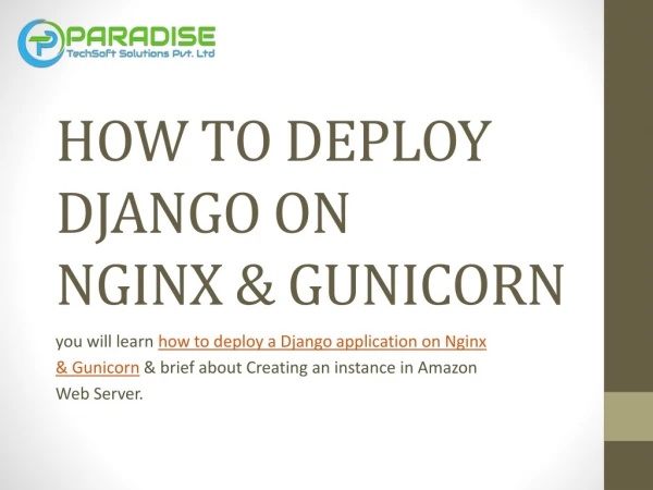 How to Deploy Django on Nginx & Gunicorn | Django tutorials