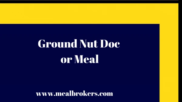 Buy Groundnut Doc at the Lowest Price 