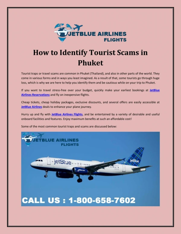 How to Identify Tourist Scams in Phuket