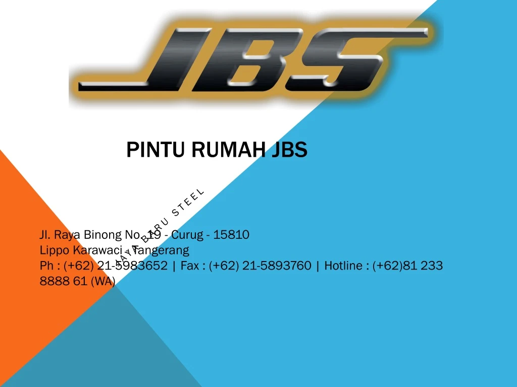 pintu rumah jbs