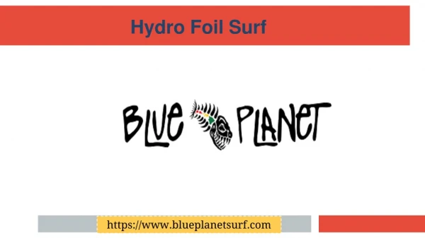 Hydro Foil Surf