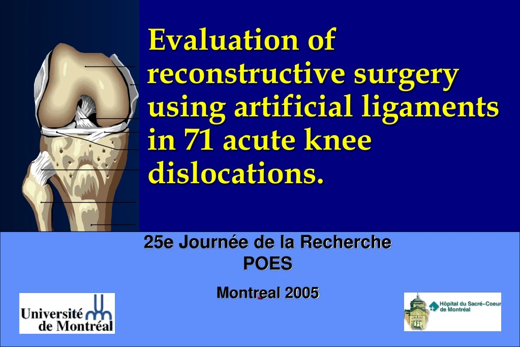 evaluation of reconstructive surgery using
