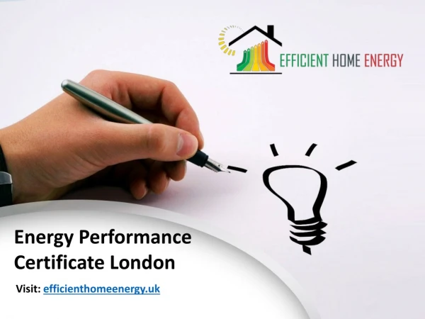 Energy Performance Certificate (EPC) London