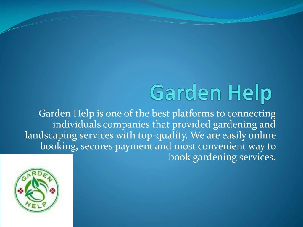 garden help