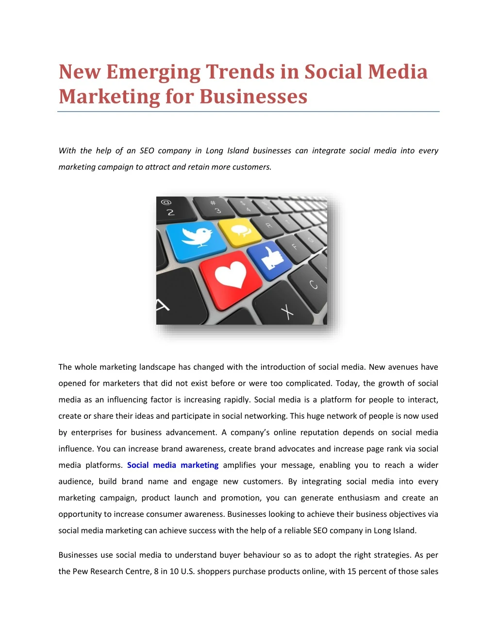 new emerging trends in social media marketing