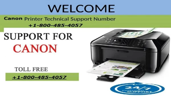 Are You Facing Trouble With Canon Printer? Reach Out To Canon Printer Tech Support Toll-free@18004854057
