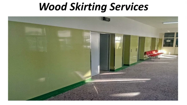 Wood Skirting Services Dubai