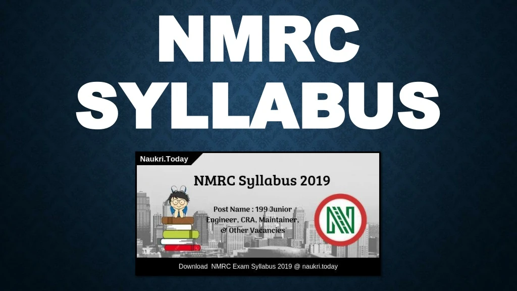 nmrc syllabus
