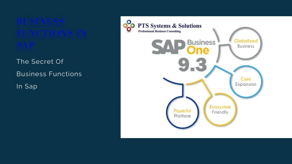 business functions in sap