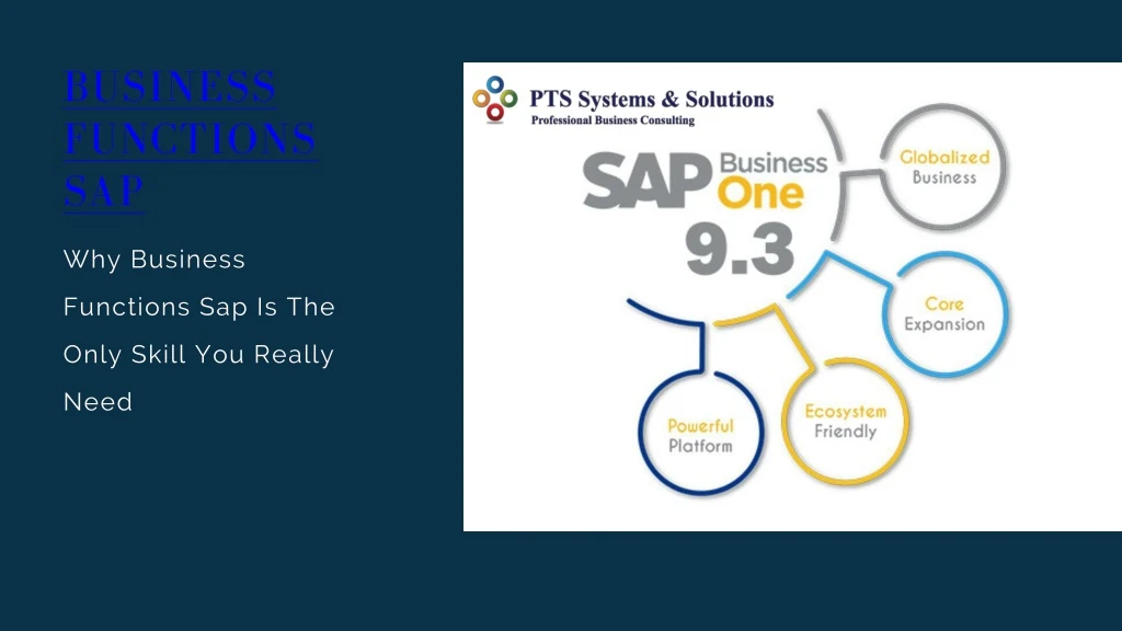 business functions sap