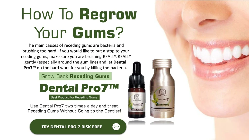 how to regrow your gums the main causes