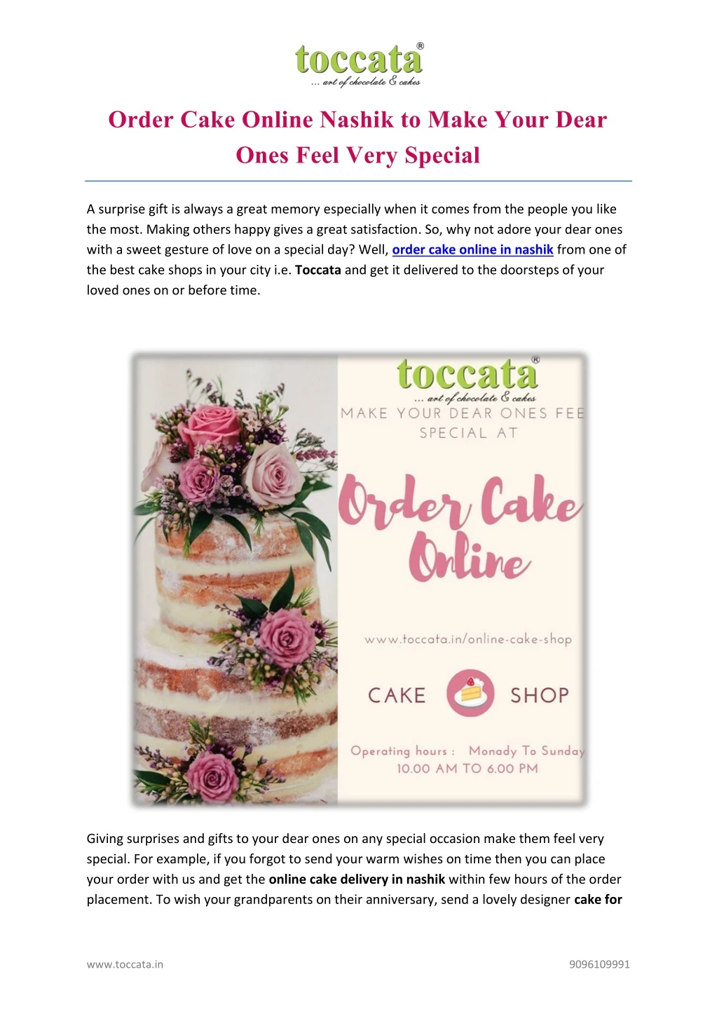 order cake online nashik to make your dear ones
