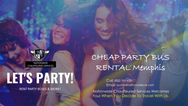 Cheap Party Bus Rental Memphis