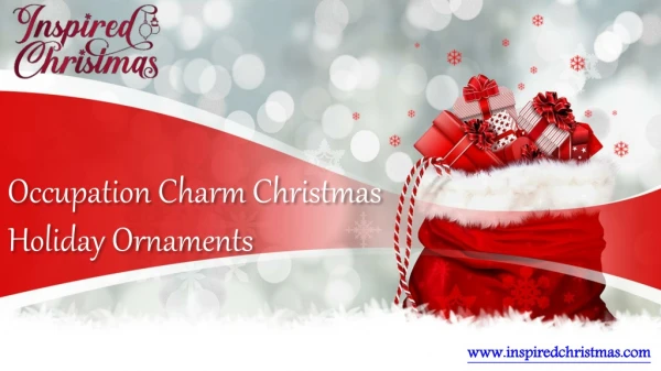 Occupation Charm Christmas / Holiday Ornaments