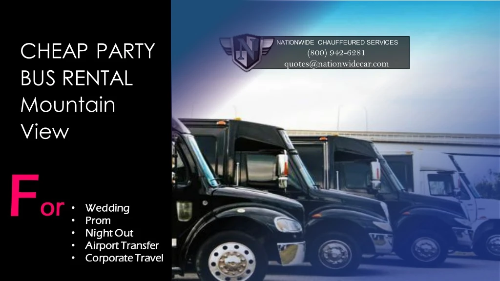 cheap party bus rental mountain view f f or or
