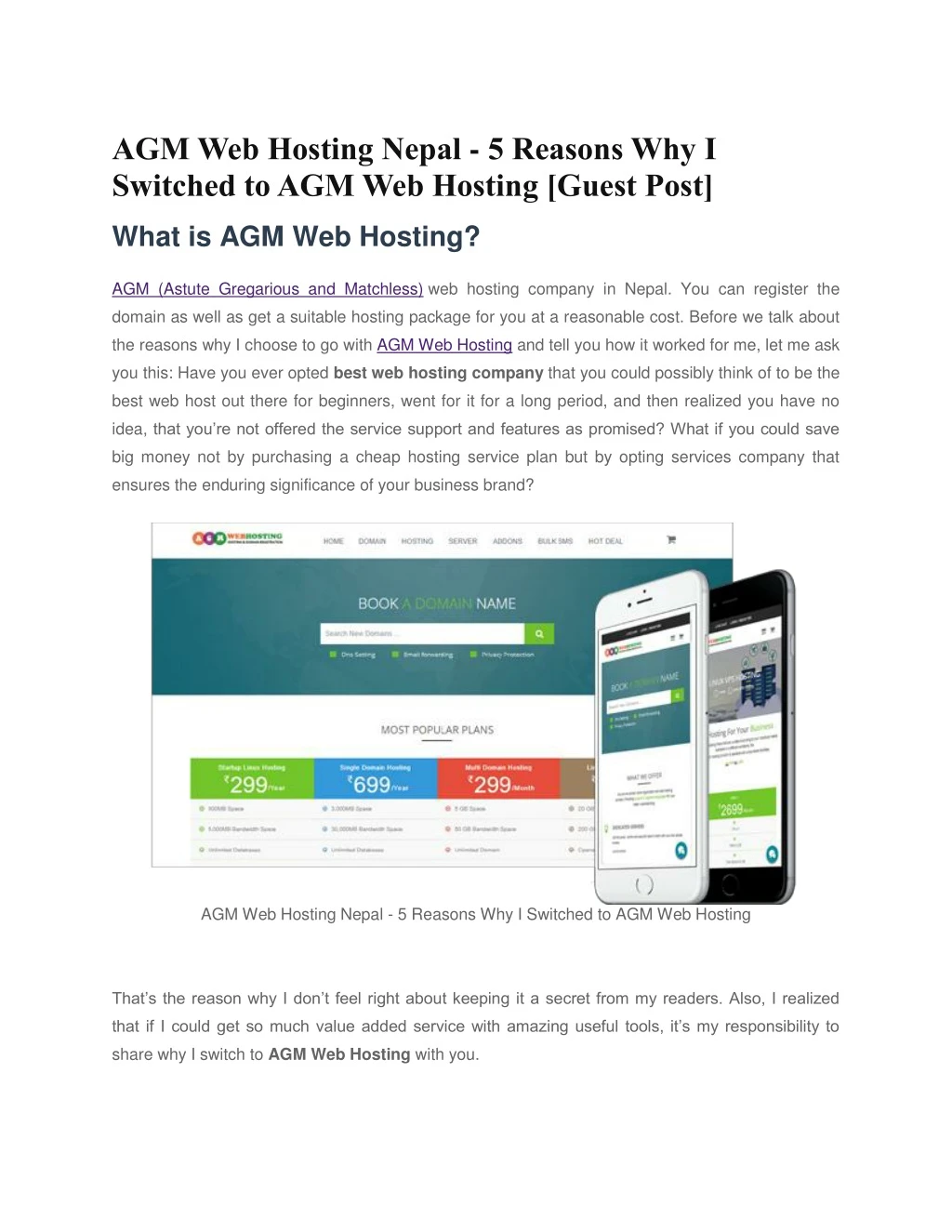 agm web hosting nepal 5 reasons why i switched