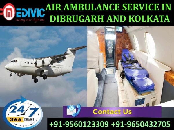 Take Astonishing Emergency Air Ambulance Service in Dibrugarh by Medivic