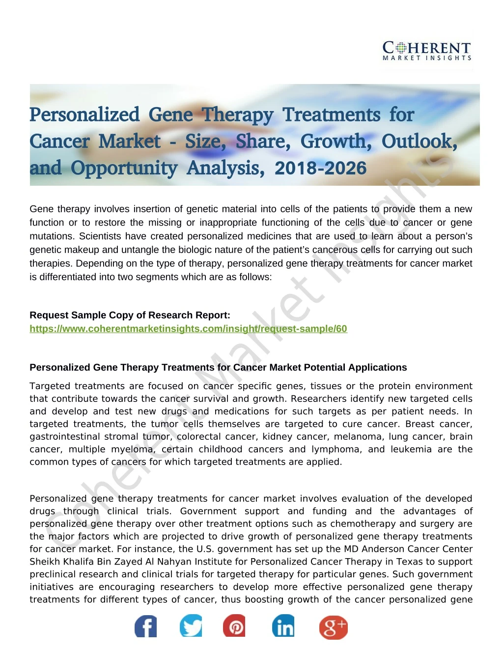 personalized gene therapy treatments