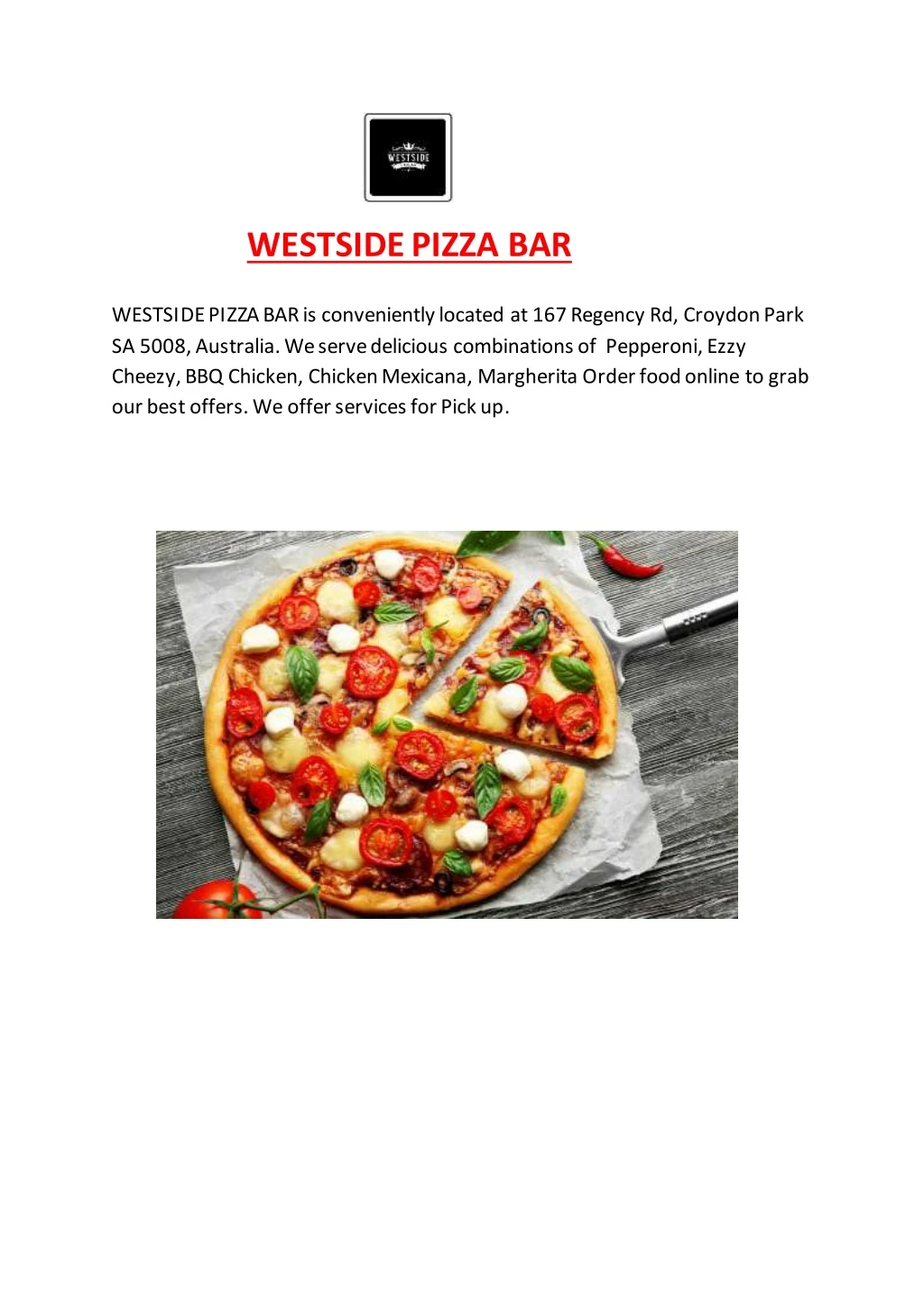 westside pizza bar westside pizza