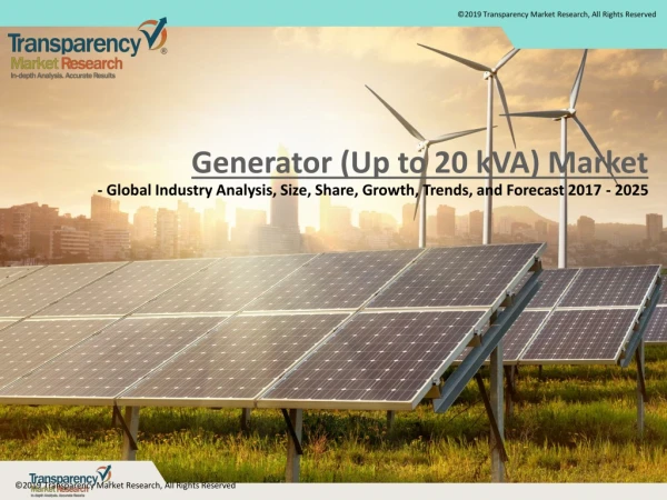 Global Generator Market to Power at 7.1% during 2017-2025