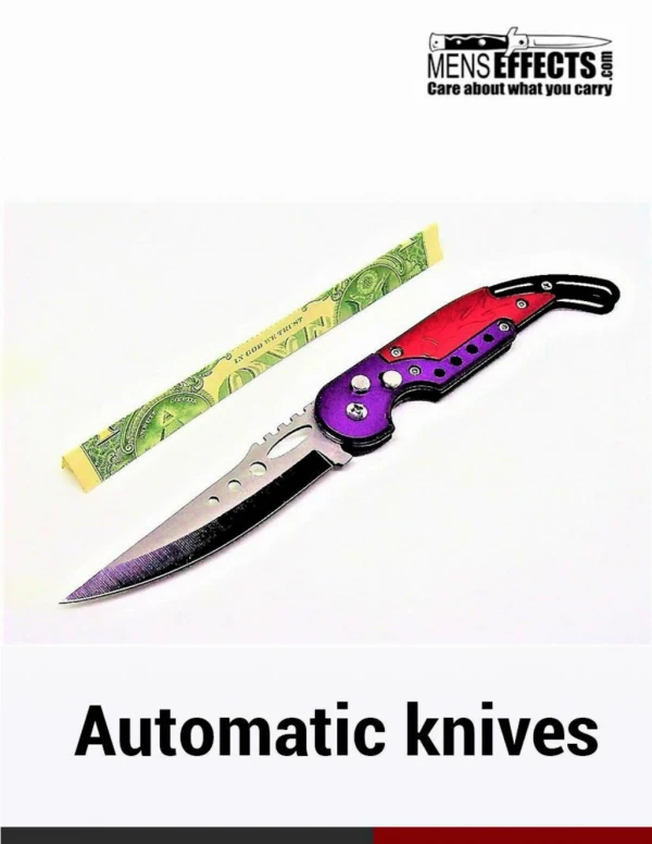 Types of Automatic Knives (With Benefits) – Men's Effects