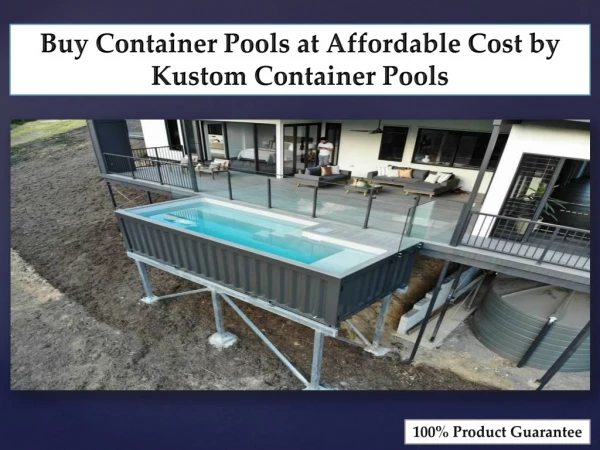 Kustom Container Pools – Buy Container Pools At Affordable Cost