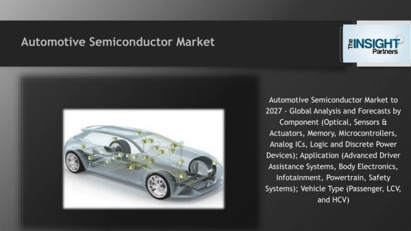 Automotive Semiconductor Market Forecast up to 2027