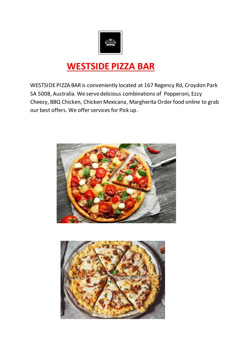 westside pizza bar westside pizza