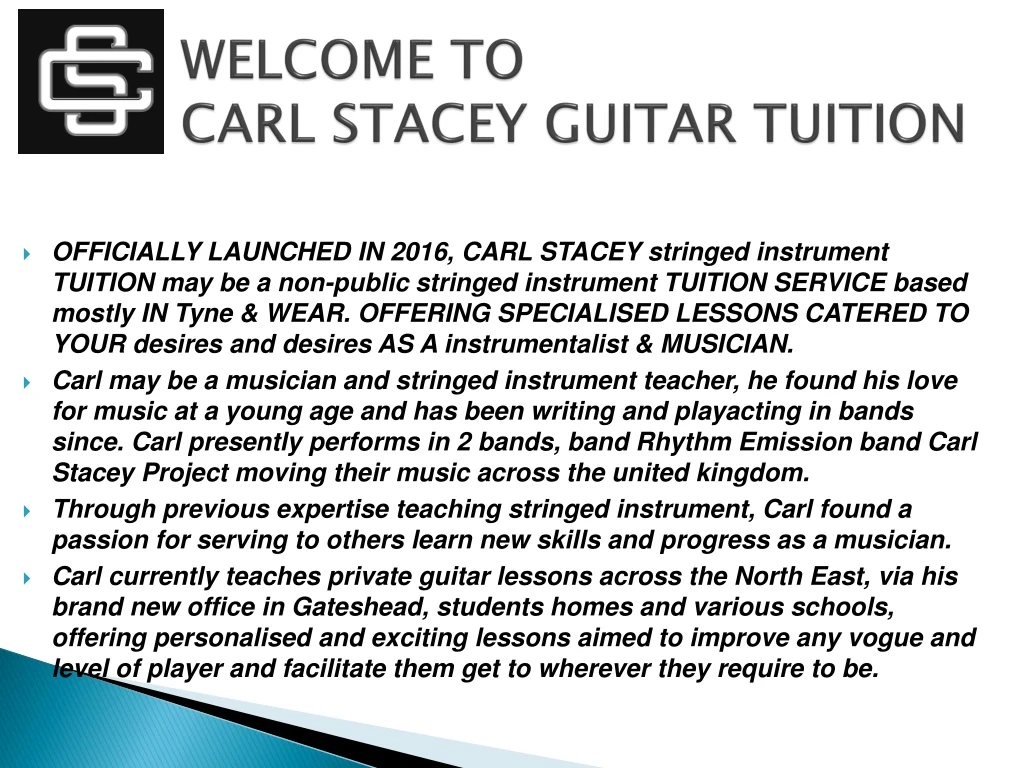 welcome to carl stacey guitar tuition